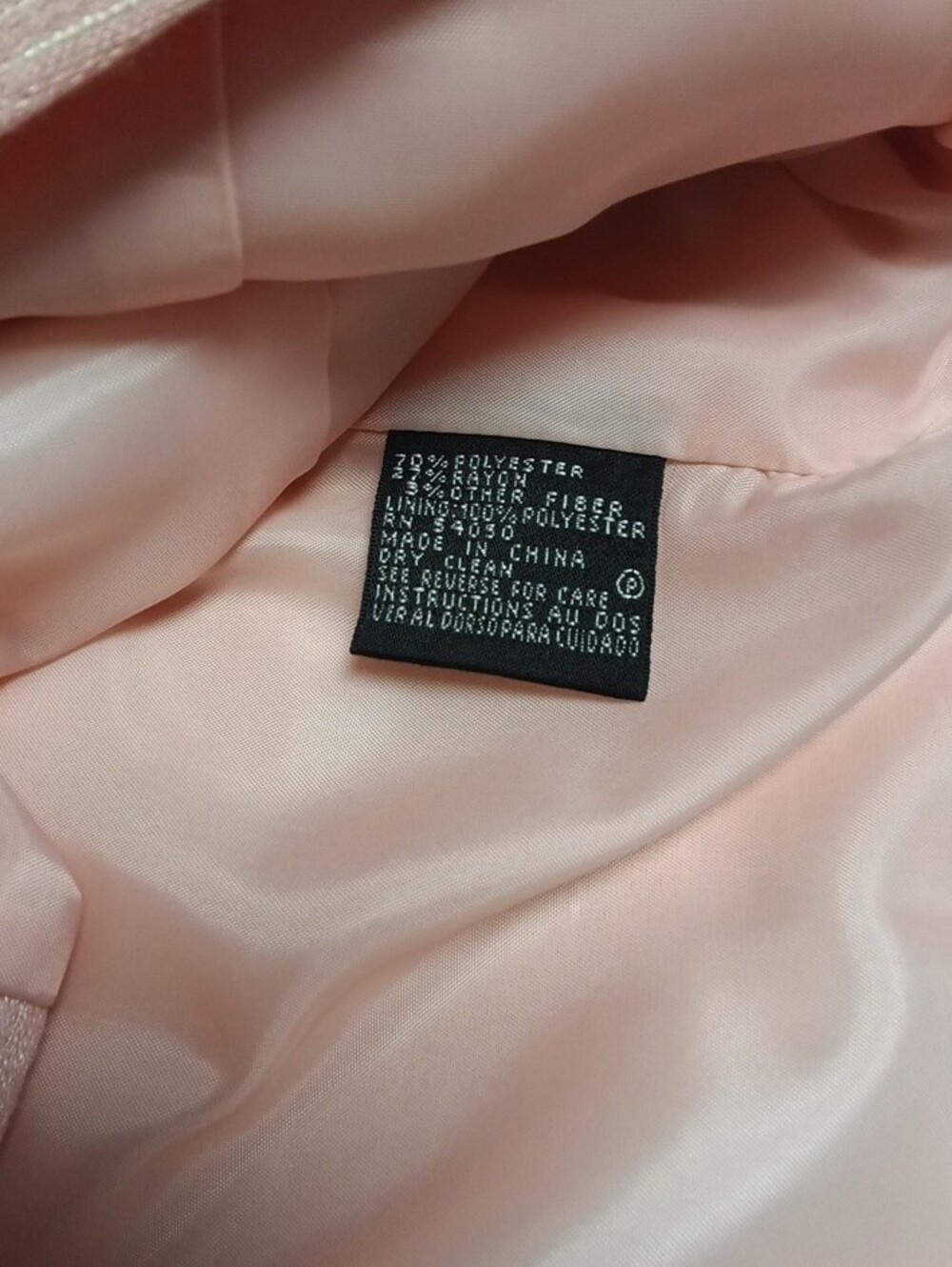 Kasper Women's Light Pink Two-Piece Skirt Suit Size 8 - Picture 7 of 15